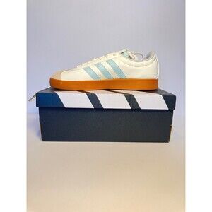 Adidas VL Court Base White w/ Turquoise Gum Shoes JI1767 Women's Size 8 NEW